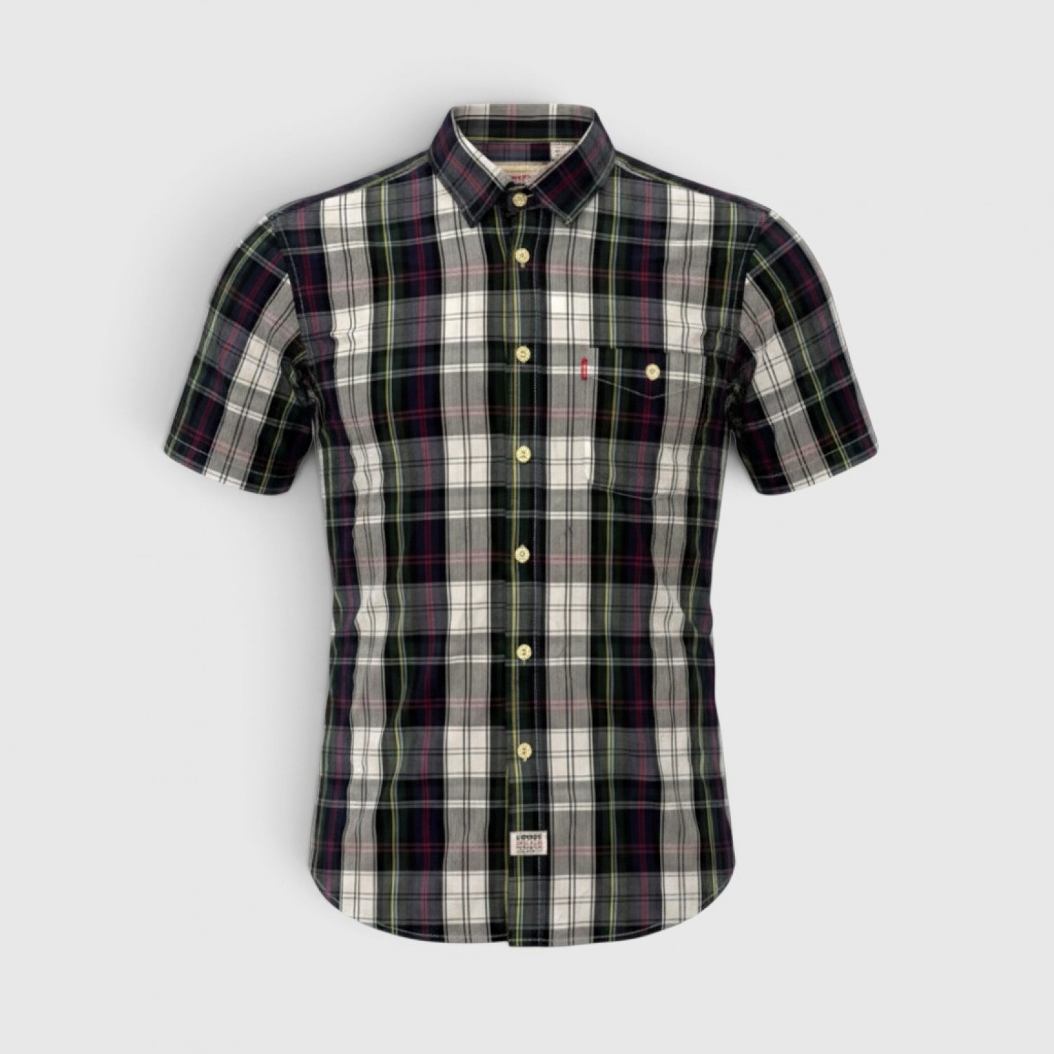 Levi’s Unisex Καρό Κοντομάνικο Πουκάμισο M / Pre-Owned